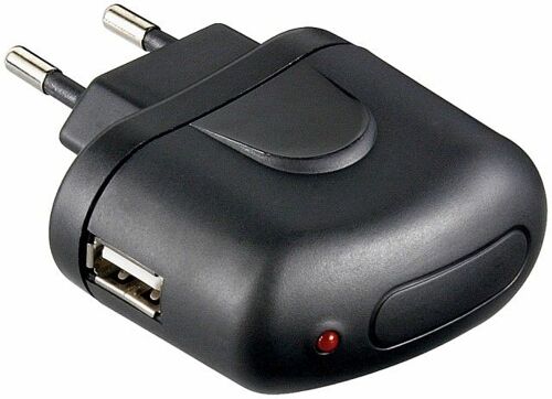 Chargeur Usb Secteur Noir Cd78115 Pour Iphone/ Ipod