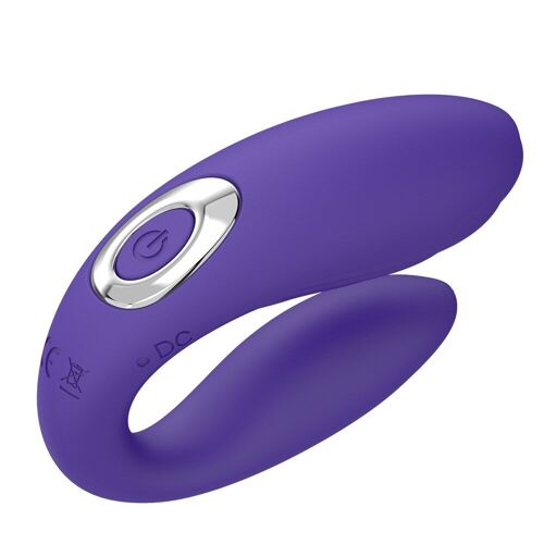 Vibrateur À Double Tête De Type U Pour Couples Lesbiennes, 10 Vitesses, Double Moteur, Stimulateur De Clitoris Et Point G, Jouet Sexuel Pour Adultes