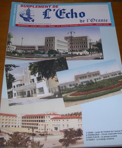 L'écho De L'oranie  N° 283 : Supplément Photos De Classe En Algérie