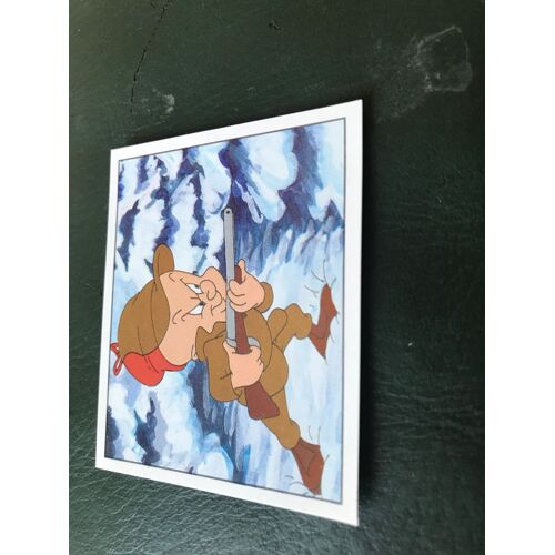 Image Sticker Autocollant N°6 Elmer Fudd - Bugs Bunny Au Pays Des Glaces - Warner Bros 1990 - Les Glaces Pilpa - Panini - 5,5x6,5 Cm