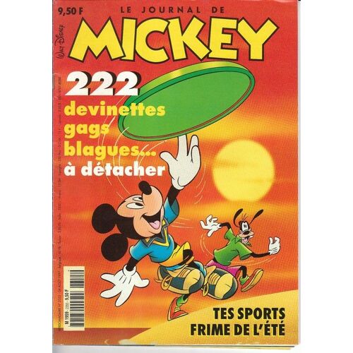 Le Journal De Mickey N° 2355 : 222 Devinettes Gags Blagues.. A Détacher