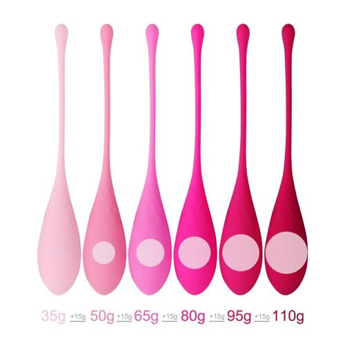Boule De Kegel En Silicone, 6 Pièces/Ensemble Love Ben Wa, Entraîneur De Vagin Intelligent, Exercice De Serrage Du Vagin, Masseur