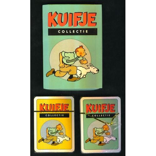 Tintin - Boîte Avec 2 Jeux De 52 Cartes + Jokers.