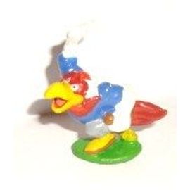 Looney Toons Tunes Sport  Figurine Coq Rugby 3.5 Cm