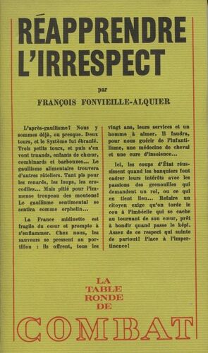 Reapprendre L'irrespect