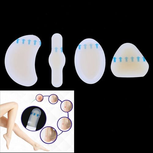 Xm Gel De Silicone Anti-Usure Talon Autocollant Pédicure Patch Adhésif Hydrocolloïde Gel Blister Plâtre Outil De Soin Des Pieds Femmes Talons Hauts 