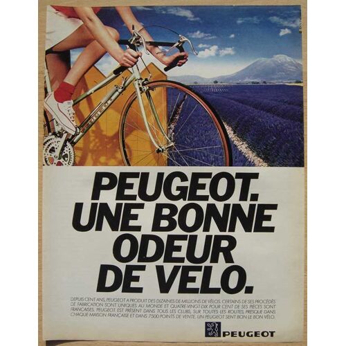 Publicité Papier - Vélo Peugeot De 1981