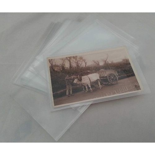 100 Pochettes De Protection Pour Cartes Postales Anciennes, Épaisseur 100 My - 96x144 Mm Haute Qualité