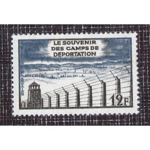 France N° 1023 Neuf Sans Charnière De 1955 - 12f « 10e Anniversaire De La Libération Des Camps De Déportation »