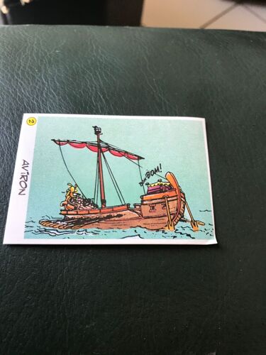 Image Autocollant Sticker Asterix Et Obelix Et Les Jeux Olympiques N°2 L'aviron - La Vache Qui Rit - Uderzo Goscinny 1991 - 7,5x5 Cm