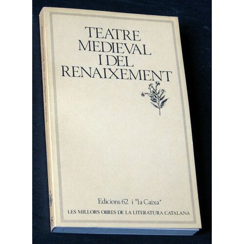 Teatre Medieval I Del Renaixement