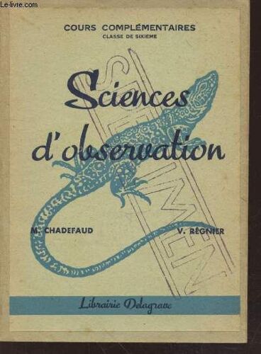 Sciences D Observation - Classe De Sixième, Cours Complémentaires