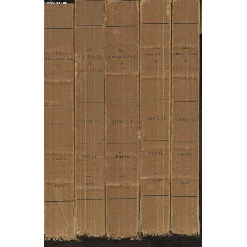 Les Chefs-D Oeuvre De Corneille Publiés D Après Les Textes Originaux Avec Les Notices De Lucien Dubech- Tomes I À V (5 Volumes)