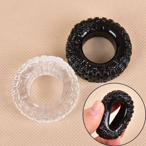 Xm 2 Pièces Couleur Aléatoire Silicone Délai Anneau De Pénis Anneaux De Pénis Produits Pour Adultes Jouets Sexuels Masculins Anneau De Cristal