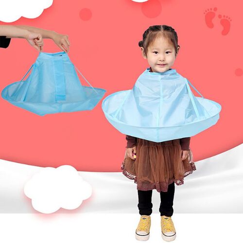 Enfant Barbier Tablier Capes Coupe De Cheveux Tissu Enfants Enfant Coupe Cheveux Imperméable Col Tissu Salon Barbier Cape Coiffure Soins Des Cheveux 