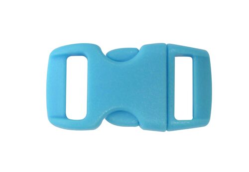 Fermoirs Clips Plastique (Idéal Créacord) 3 X 1,5cm Bleu X10