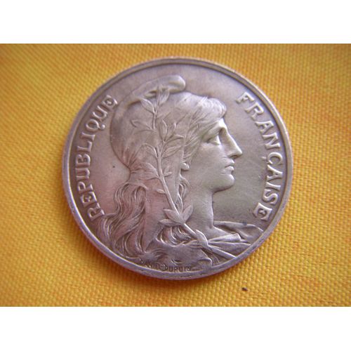 Pièce En Bronze " 10 Centimes Rép - Française 1913