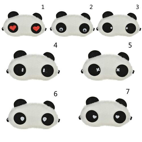 2020 Mignon 1 Pièces Belle Panda Masque Pour Les Yeux Ombre Mignon Voyage Repos Bandeau Couverture Dormir Masque Pour Les Yeux 