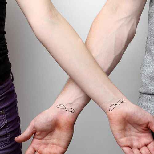 Xm Tatouage Flash Noir Tatouages Imperméables Amovibles Autocollants Temporaires Métalliques Tatouage De Tatouage D'art Corporel 
