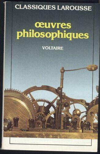 Voltaire Oeuvres Philosoph