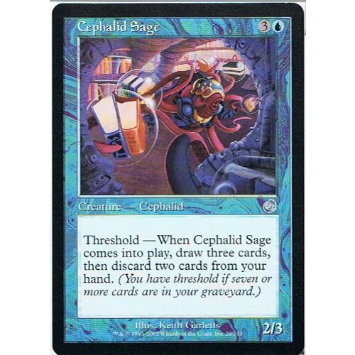 Cephalid Sage ( Sage Céphalide ) - Magic Mtg - Torment 29 - U