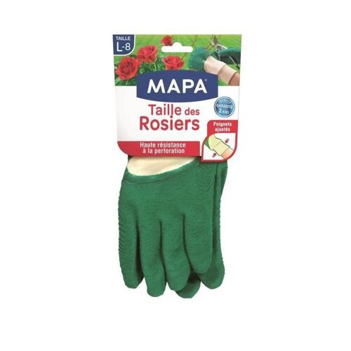 Gants de jardin spécial rosiers taille 8