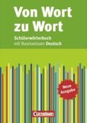 Von Wort Zu Wort. Schülerwörterbuch