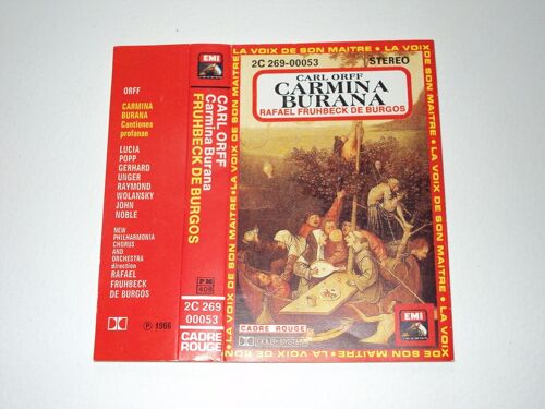 Carl Off - Carmina Burana - Rafael Fruhbeck De Burgos - Cassette Audio