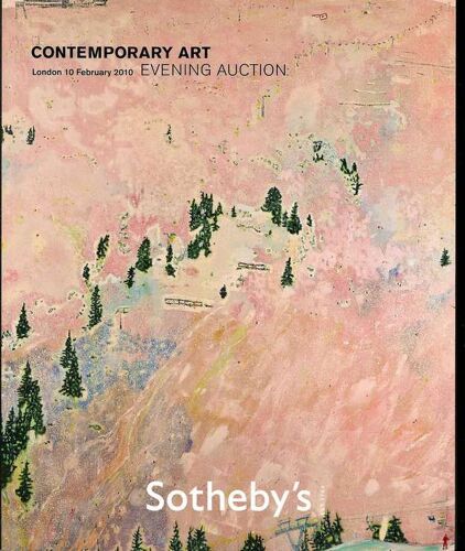 Catalogue De Vente 10/2/2010  N° 0 : Contemporary Art. Hirst, De Kooning, Barcelo, Freud, Fontana, Auerbach, Ruscha, Chilida, Manzoni...