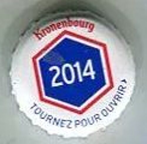 Capsule De Bière - Kronenbourg - Les Années Qui Comptent - Nouvelle Série Limitée - 2014 Bleu