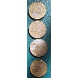 Lot De 4 Pièces De 5 Kopecks