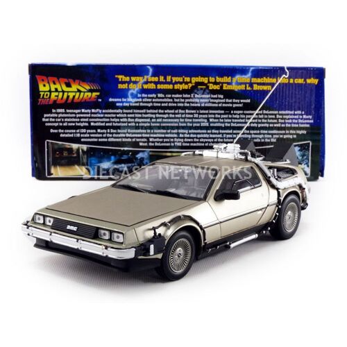 Sunstar - 1/18 - De Lorean Dmc 12 - Back To The Future I - 2711-Sunstar - 1/18