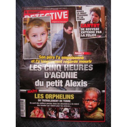 Le Nouveau Detective  N° 1427 : Les Cinq Heures D'agonie Du Petit Alexis
