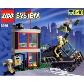 LEGO System Ville 6566 La Banque avec Voiture et 2 Figurines