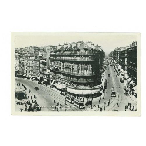 Carte Postale Ancienne Nb Marseille Rue De La République Le Tramway