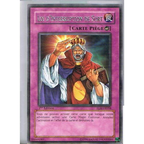 Loi D'interruption De Sort - Yu-Gi-Oh! - Tlm-Fr058 - R