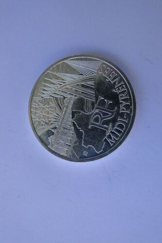 10 Euros Argent 2011 Region  Midi-Pyrenees Neuve