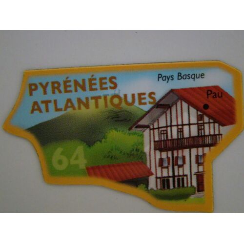Magnet Le Gaulois Départ'aimant 64 Pyrenees Atlantiques