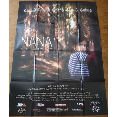 Nana De Valérie Massadian Avec Kelyna Lecomte, Alain Sabras... - Affiche Originale De Cinéma Format 120 Cm X 160 Cm