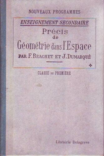 Precis De Geometrie Dans L'espace