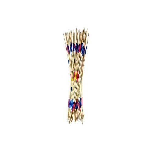 Maxi Jeu De Mikado Geant Xxl 90 Cm Enfant - 31 Grands Batons / Baguettes En Bois - Jeu Plein Air, Jardin