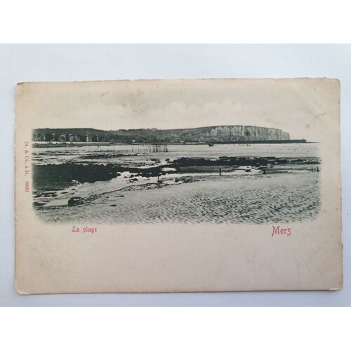 Carte Postale Ancienne Ref 59, Seine Maritime 76, Mers, La Plage