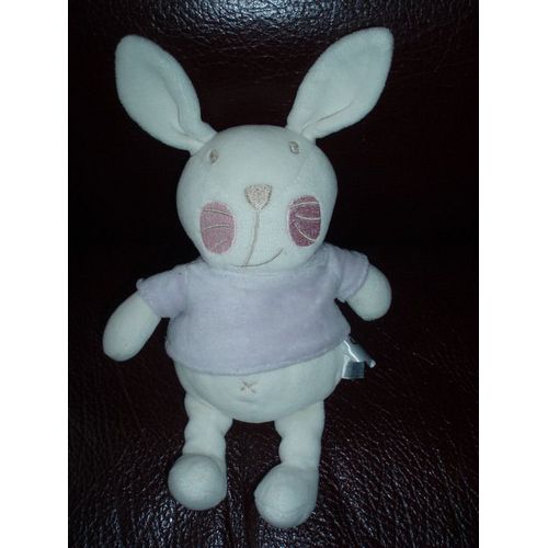 Doudou Lapin Tee-Shirt Mauve Cocoon La Redoute