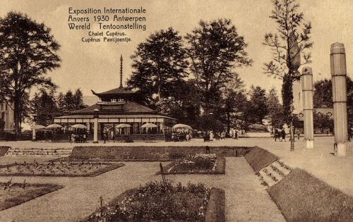 Carte Postale Ancienne, Belgique, Anvers, Exposition Internationale 1930, Chalet Cupérus