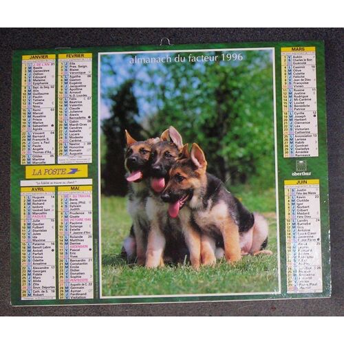Almanach Du Facteur 1996 Oberthur