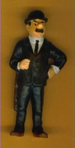 Tintin - Dupond Avec Canne À Gauche - Figurine Hergé/Bully.
