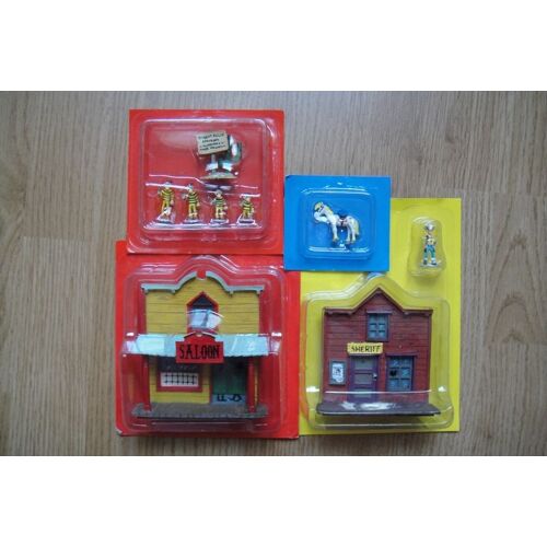 Lucky Luke Et Les Daltons - Collection Complète De Figurines
