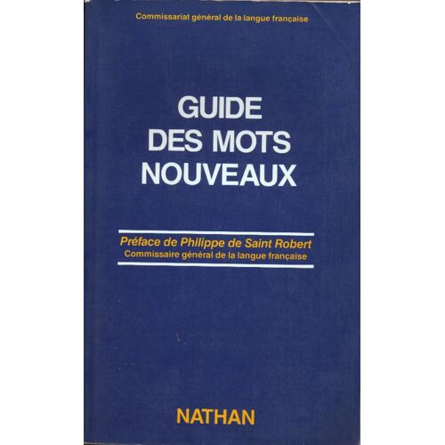 Guide Des Mots Nouveaux