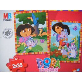 Puzzle 2 X 35 Pieces -Dora