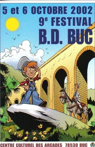 Carte Postale Conrad Didier Festival Bd Buc 2002